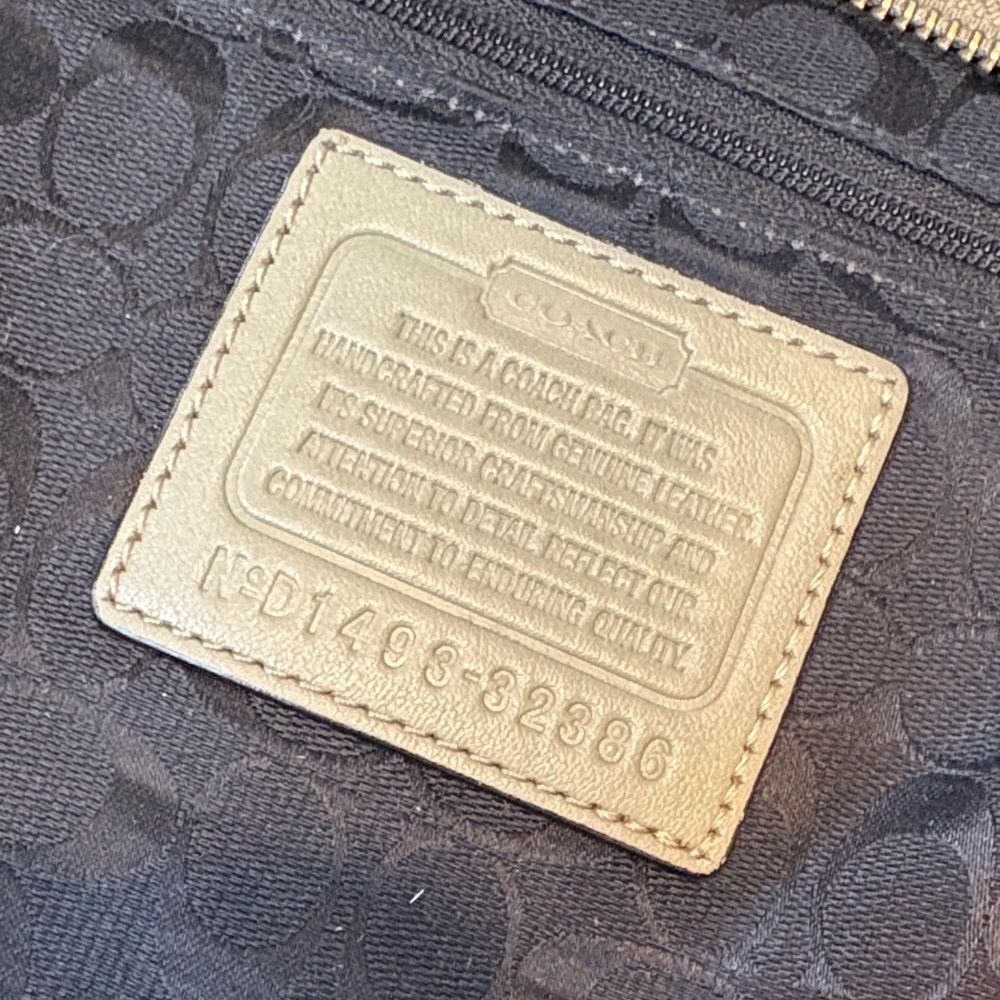 Coach Bag Purse Handbag Leather Bleecker Grommets Mini Duffel Bag Pocketbook - Picture 16 of 17